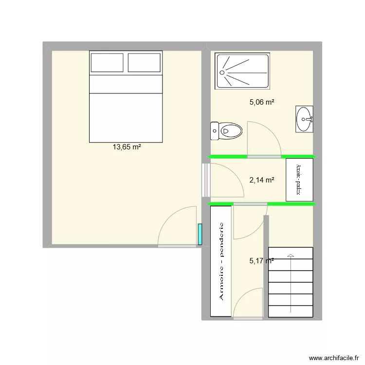 Studio Hyères. Plan de Studio Hyères. Plan de