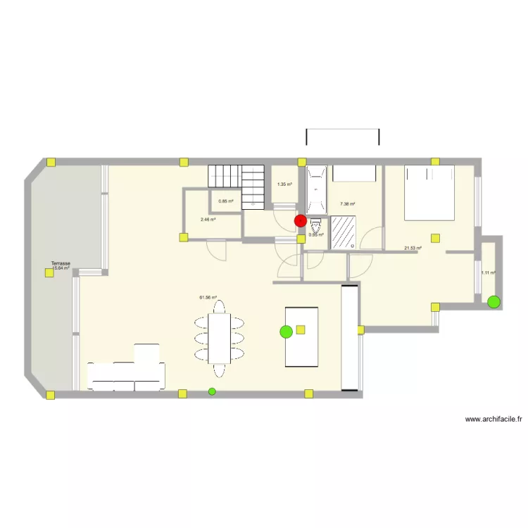 Lartigue plan Bernard version Ad&eacute;. Plan de 