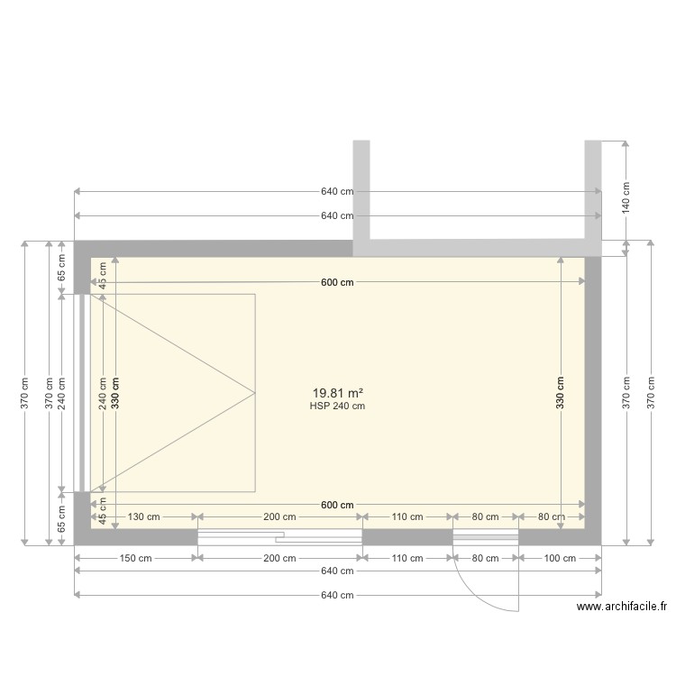 Garage. Plan de 0 pièce et 0 m2
