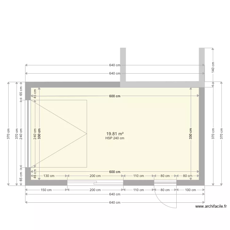 Garage. Plan de 