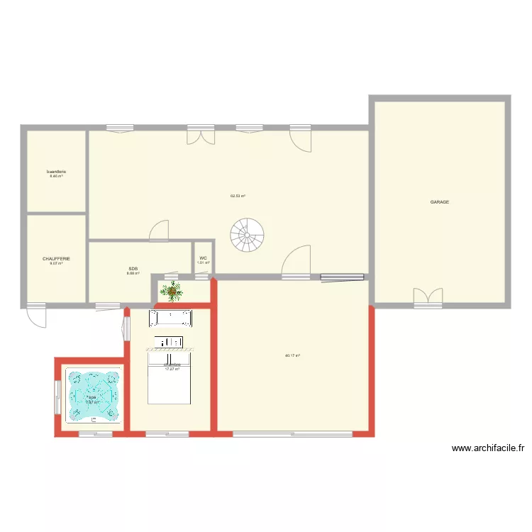 Extention uxem 3. Plan de 