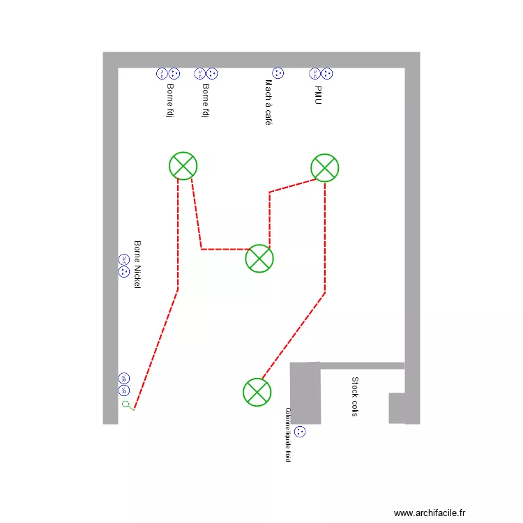 plan 1 tabac. Plan de 