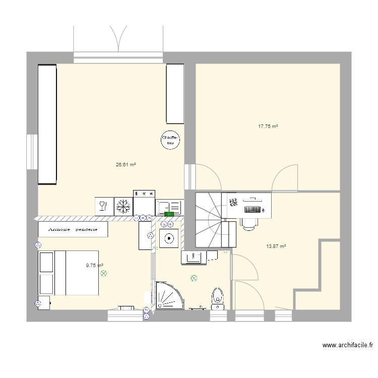 Chambre garage 4. Plan de 0 pièce et 0 m2