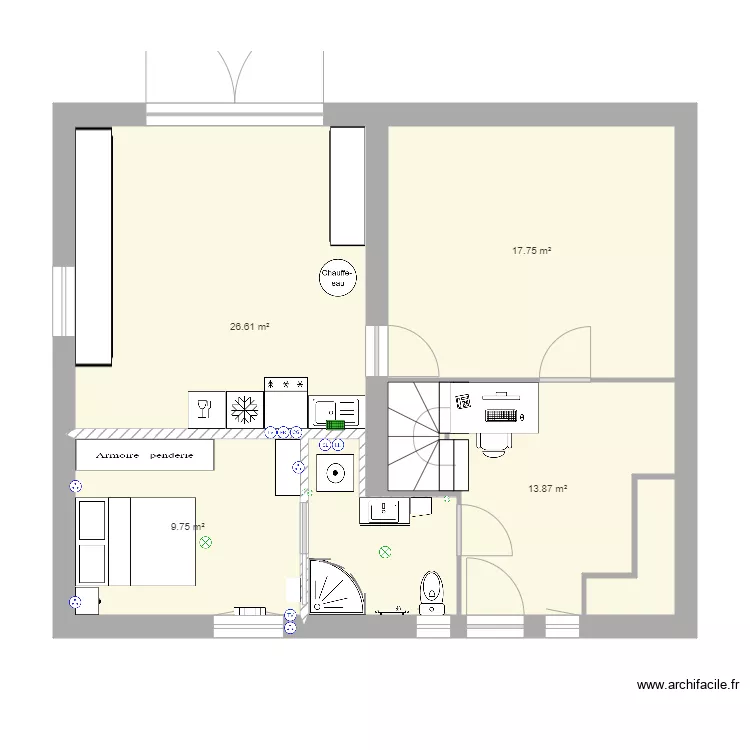 Chambre garage 4. Plan de 