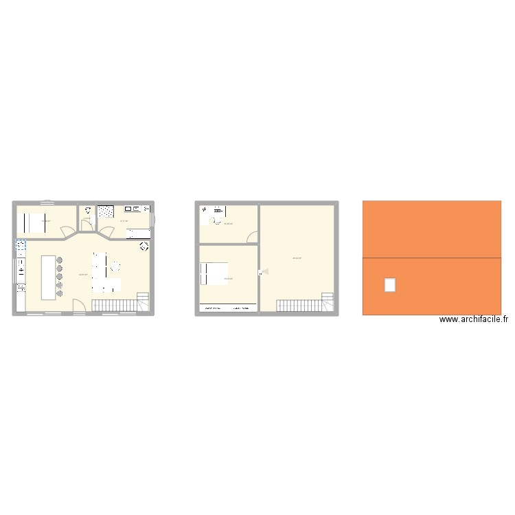 MAISON. Plan de 7 pièces et 143 m2