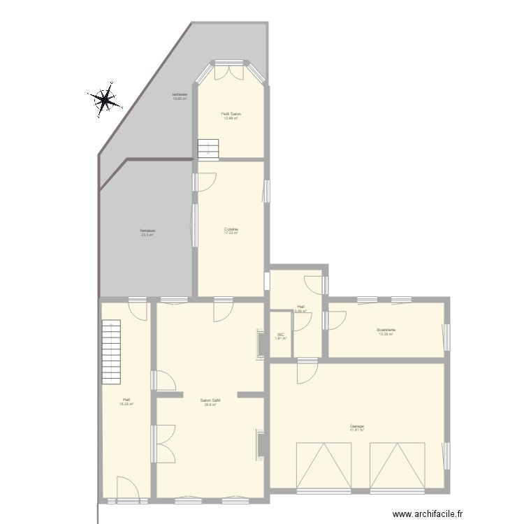 Vedrin RDC. Plan de 0 pièce et 0 m2