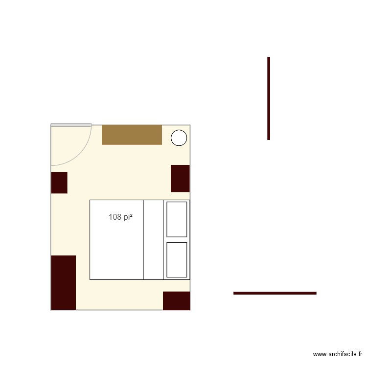 Chambre 2. Plan de 0 pièce et 0 m2