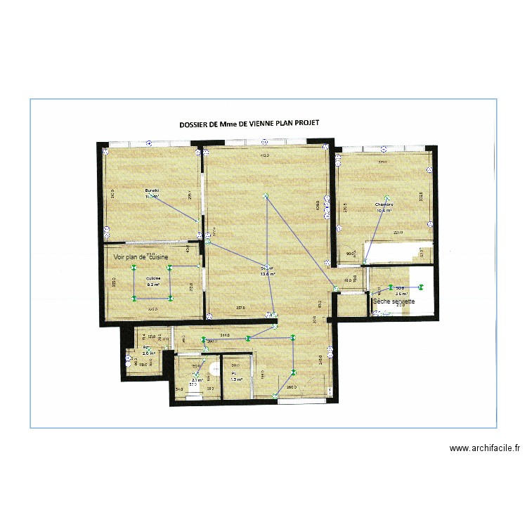 Plan Electrique De Vienne. Plan de 0 pièce et 0 m2