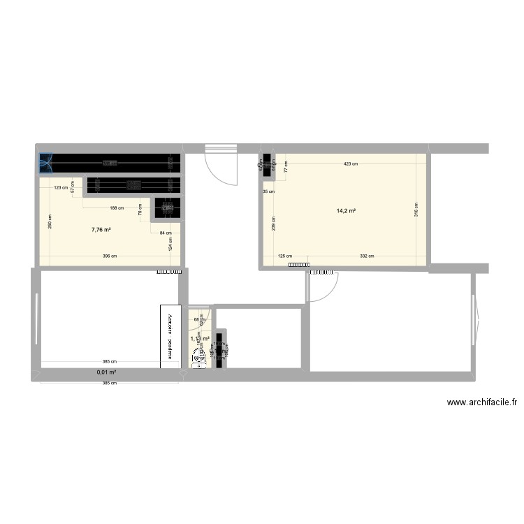 Appart . Plan de 0 pièce et 0 m2