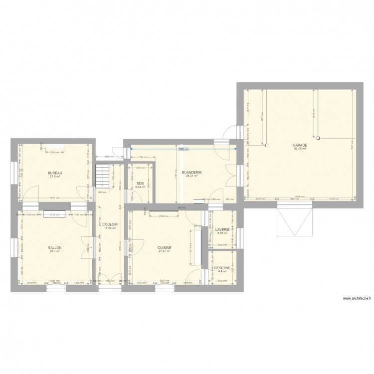 Le Sart appartement 1. Plan de 0 pièce et 0 m2