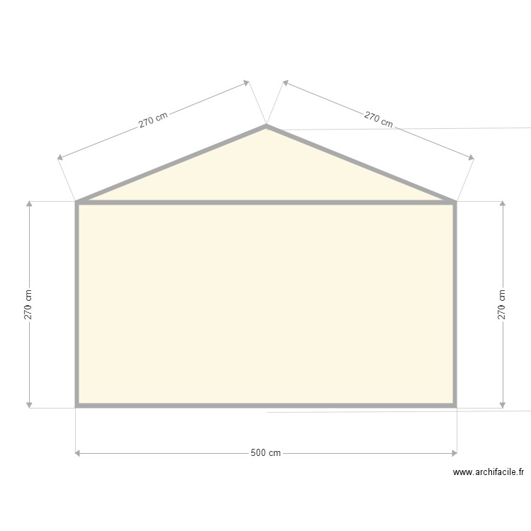 FACADE est. Plan de 0 pièce et 0 m2