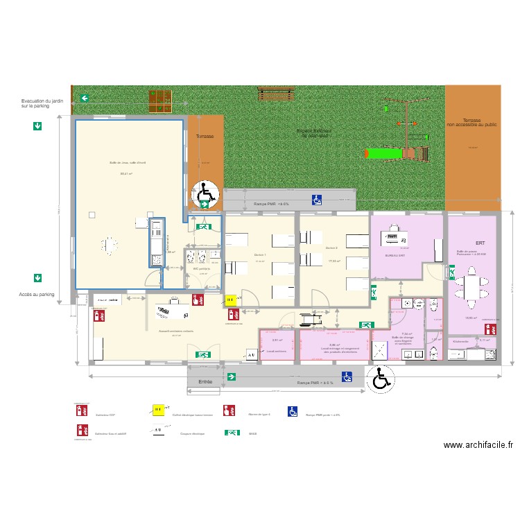 crèche aubière 7. Plan de 0 pièce et 0 m2