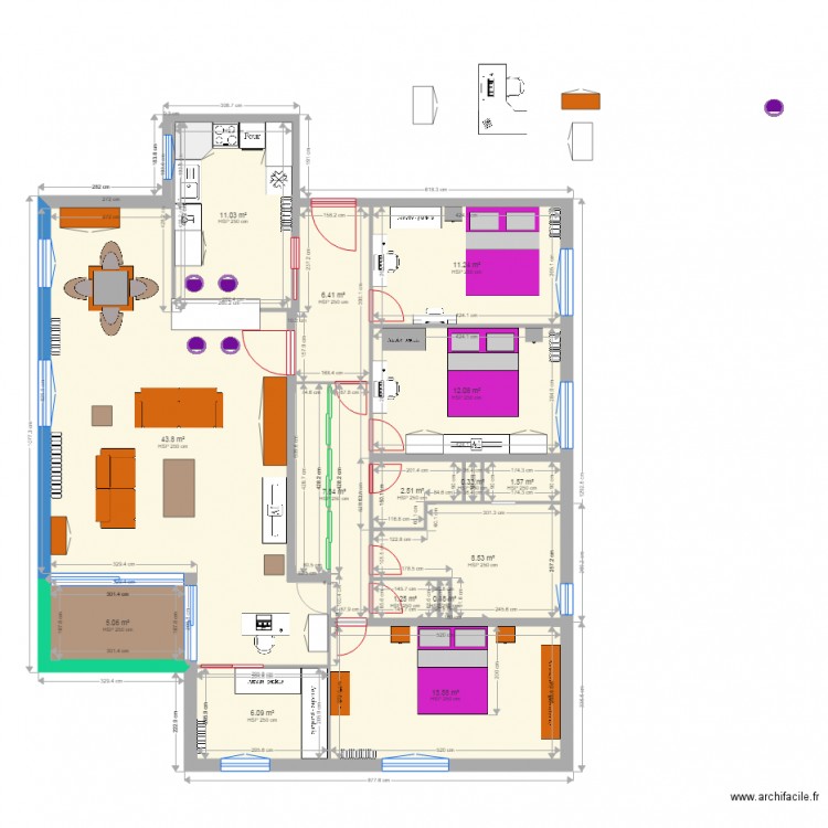 oree V3. Plan de 0 pièce et 0 m2