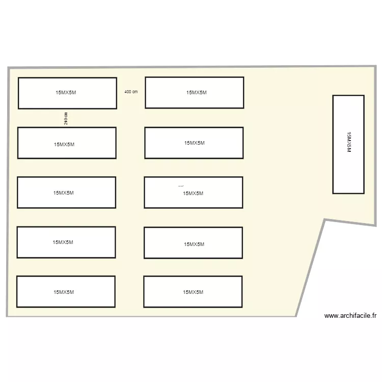 PARKING F1 PILOTE. Plan de 
