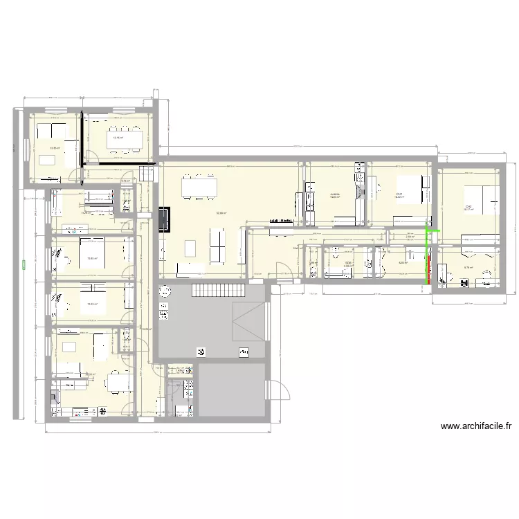 annexe 2 ch bureau et plomberie 2 ch. Plan de annexe 2 ch bureau et plomberie 2 ch. Plan de
