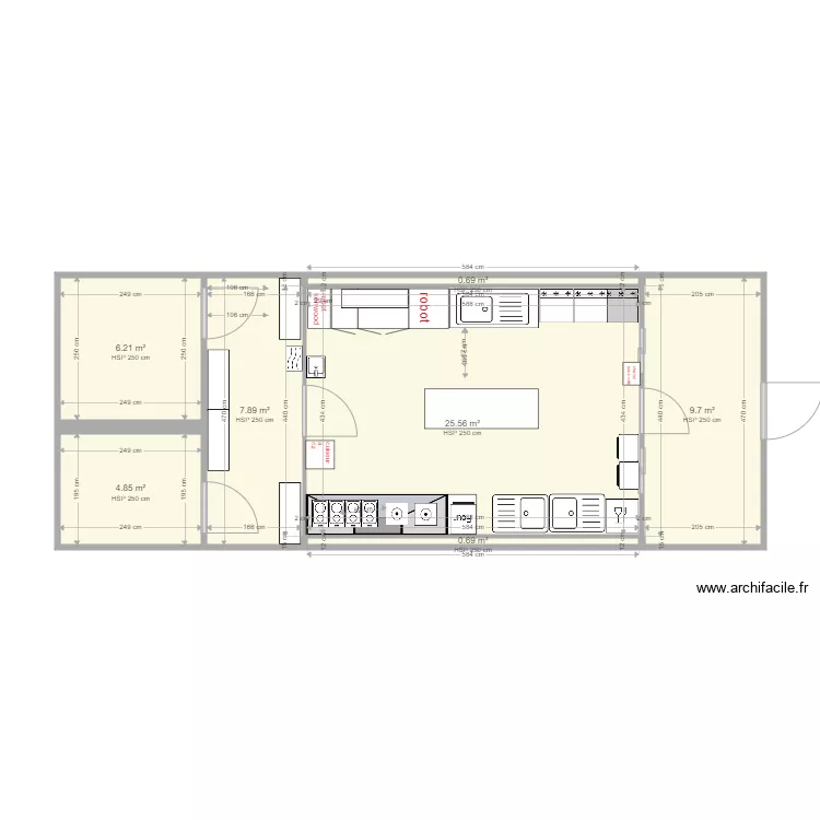 projet cuisine 03. Plan de 