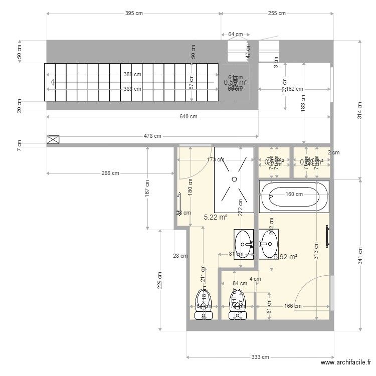 gerard robert existant projet 3. Plan de 0 pièce et 0 m2