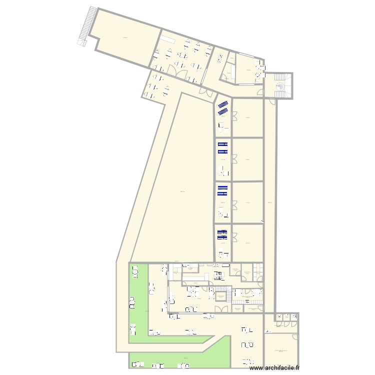 BAT A RDC. Plan de 0 pièce et 0 m2