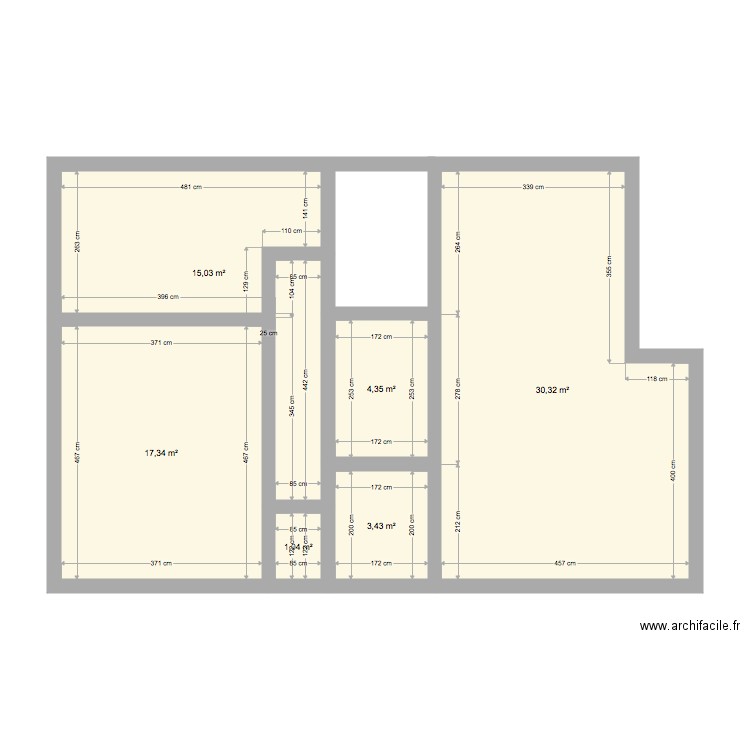 MAISON VILLERS. Plan de 0 pièce et 0 m2