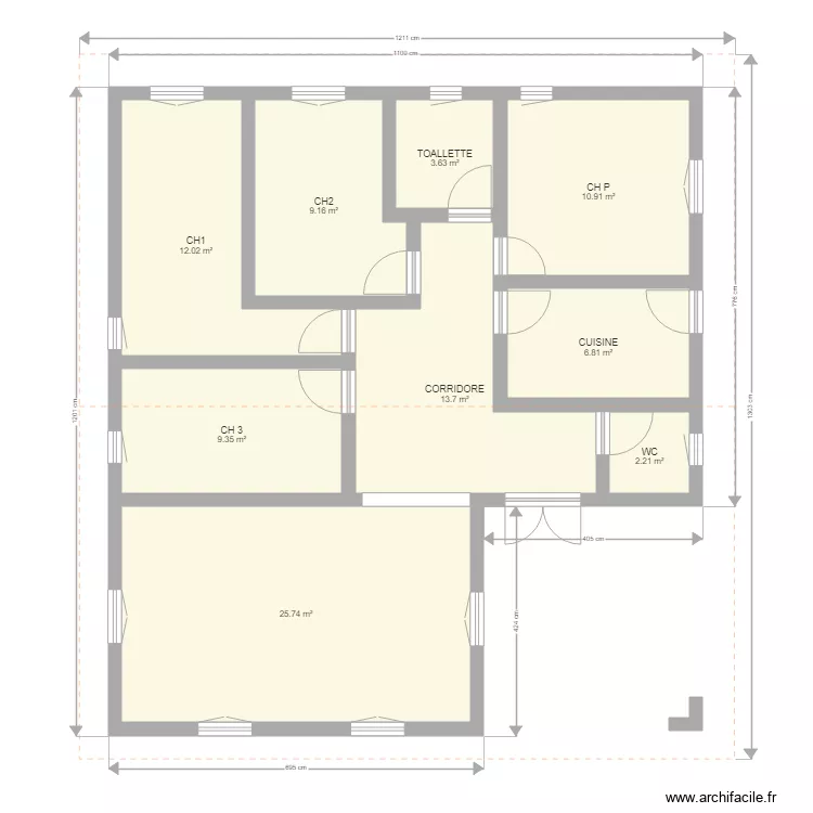 Natacha modifier. Plan de 