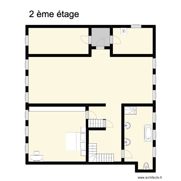 Gurgormez Numas.. Plan de 6 pièces et 154 m2