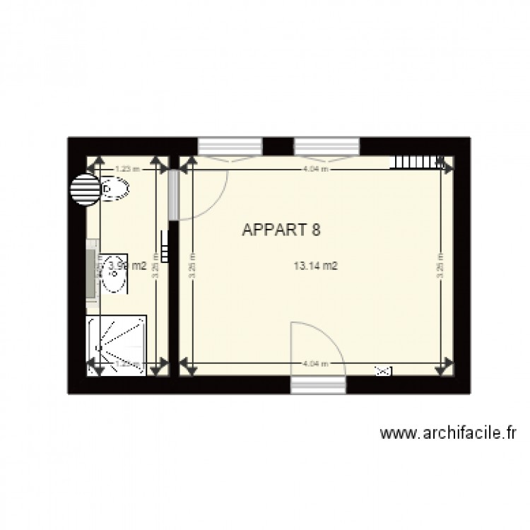 APPART HUIT SAS MALEMA. Plan de 0 pièce et 0 m2