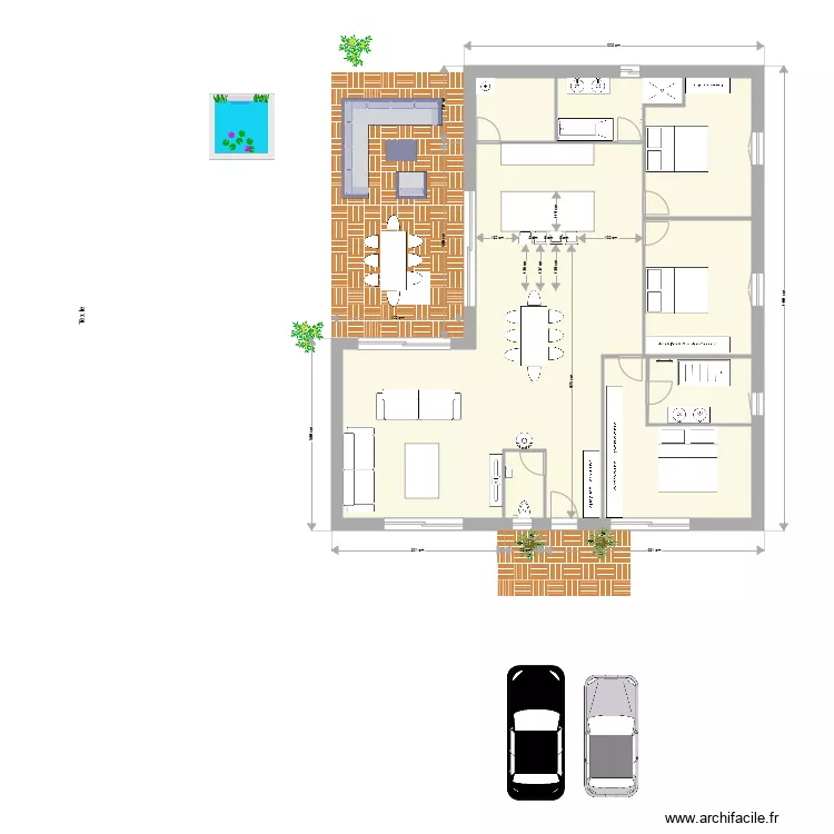 maison plan am&eacute;nagement. Plan de 