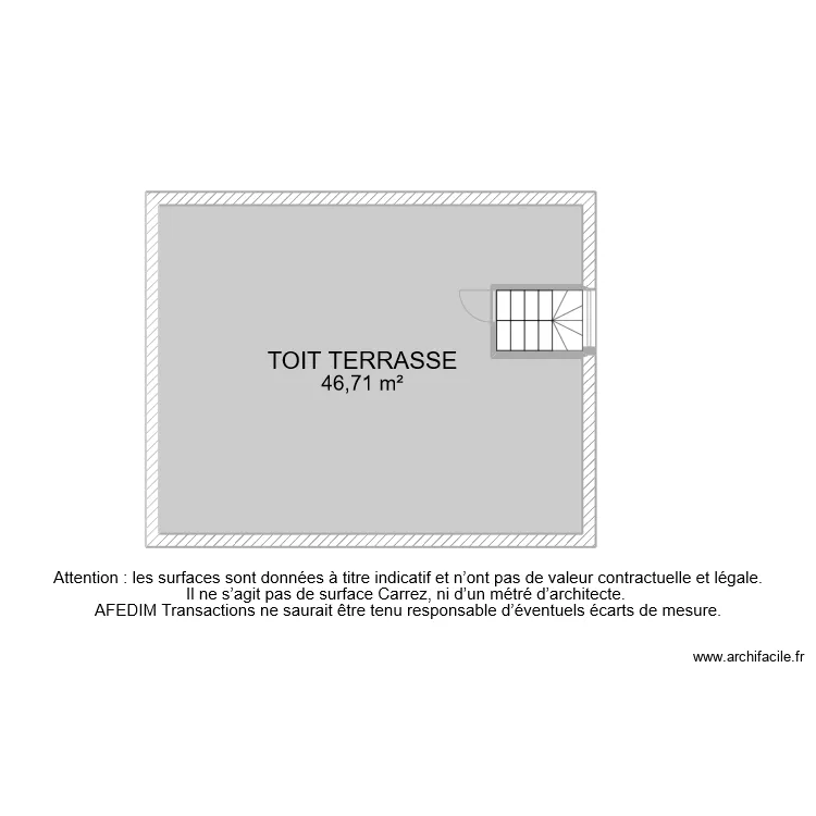 BI 11357 TERRASSE. Plan de 