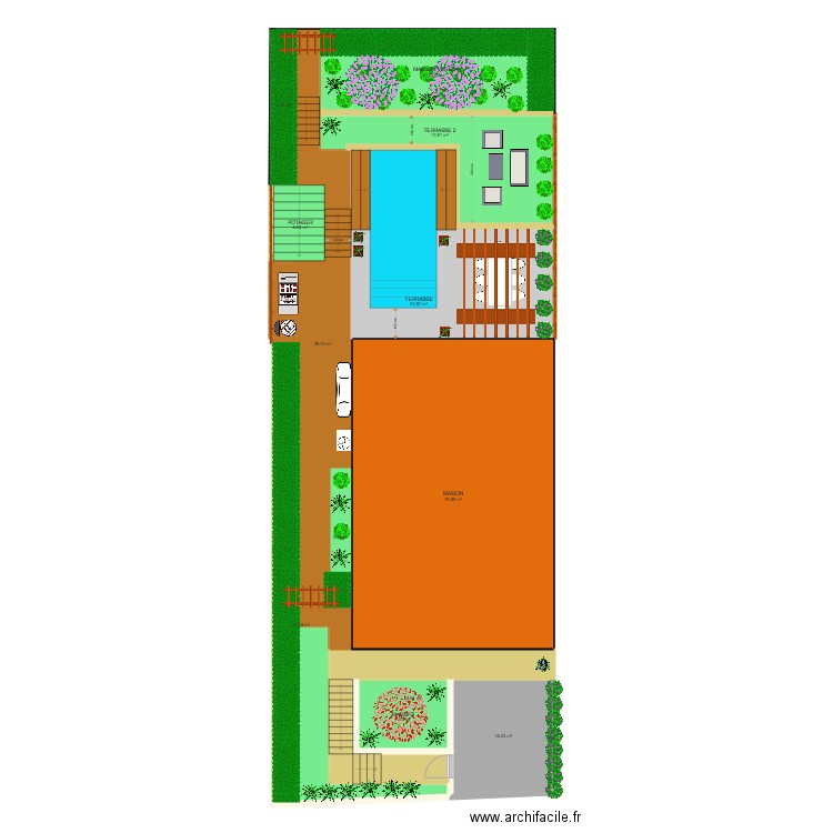 Plan exterieur Spas 19EX. Plan de 0 pièce et 0 m2