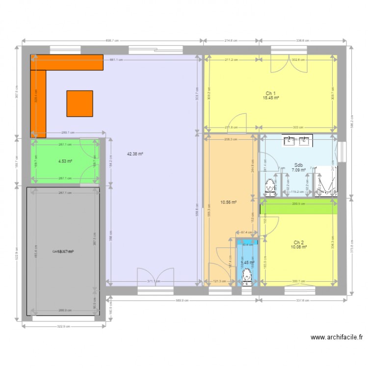 WAGON. Plan de 0 pièce et 0 m2