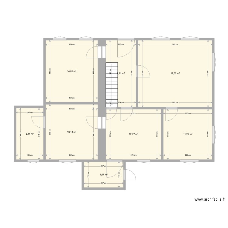 Maison Volksberg Avant. Plan de 8 pièces et 95 m2