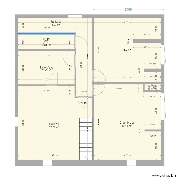 pavillon Cormeilles en parisis 1er étage 3. Plan de 0 pièce et 0 m2