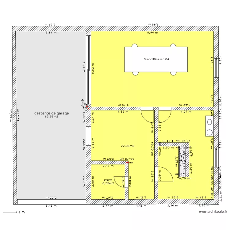 sous-sol V2. Plan de sous-sol V2. Plan de