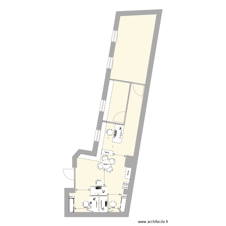 Bureau Sécurité Hypothèse 03. Plan de 0 pièce et 0 m2