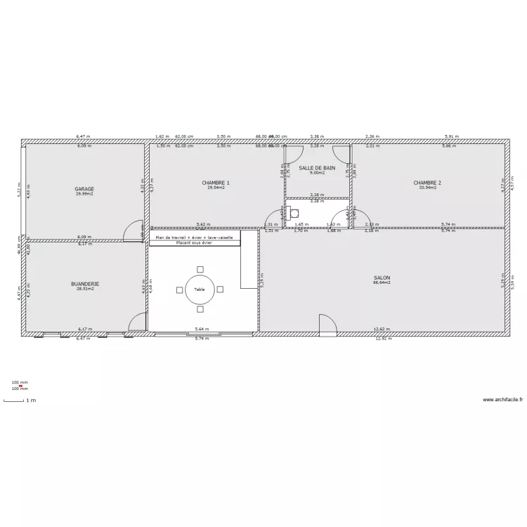 Maison de campagne. Plan de Maison de campagne. Plan de