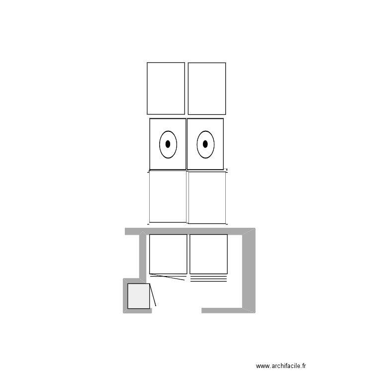cellier aménagé. Plan de 0 pièce et 0 m2