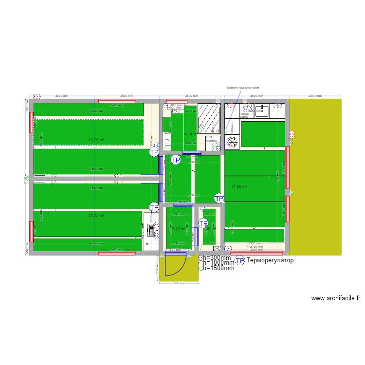 Ольга Бахтеево ТП. Plan de 0 pièce et 0 m2
