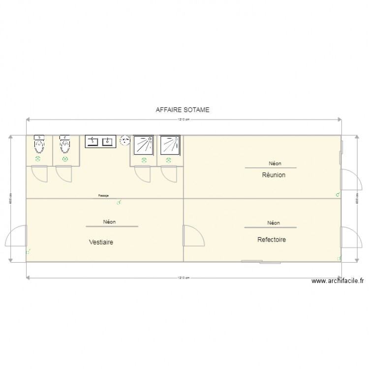 AFFAIRE SOTAME. Plan de 0 pièce et 0 m2