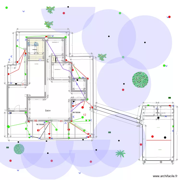 casa JARDIN. Plan de 