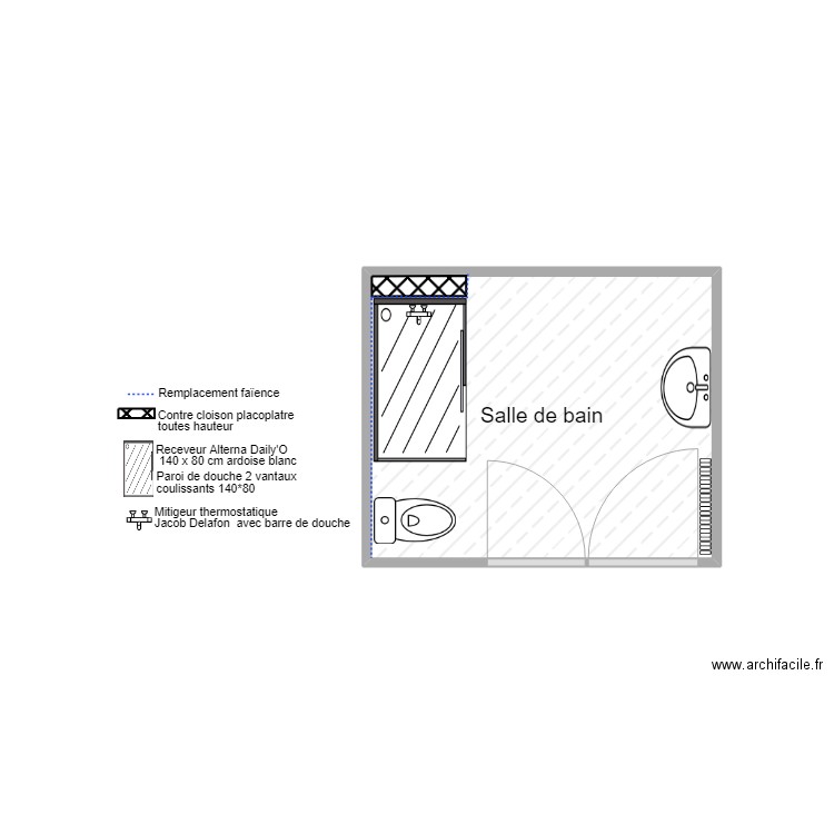 PROJET  LANOE. Plan de 0 pièce et 0 m2