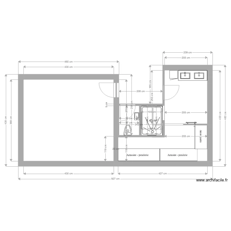 Salle De bain Thoiry. Plan de Salle De bain Thoiry. Plan de