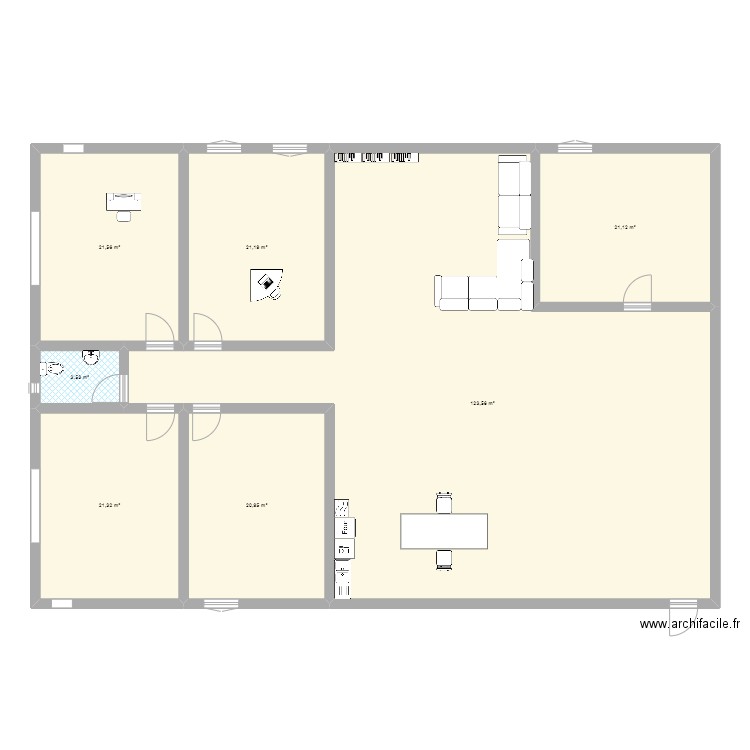 zazou. Plan de 0 pièce et 0 m2