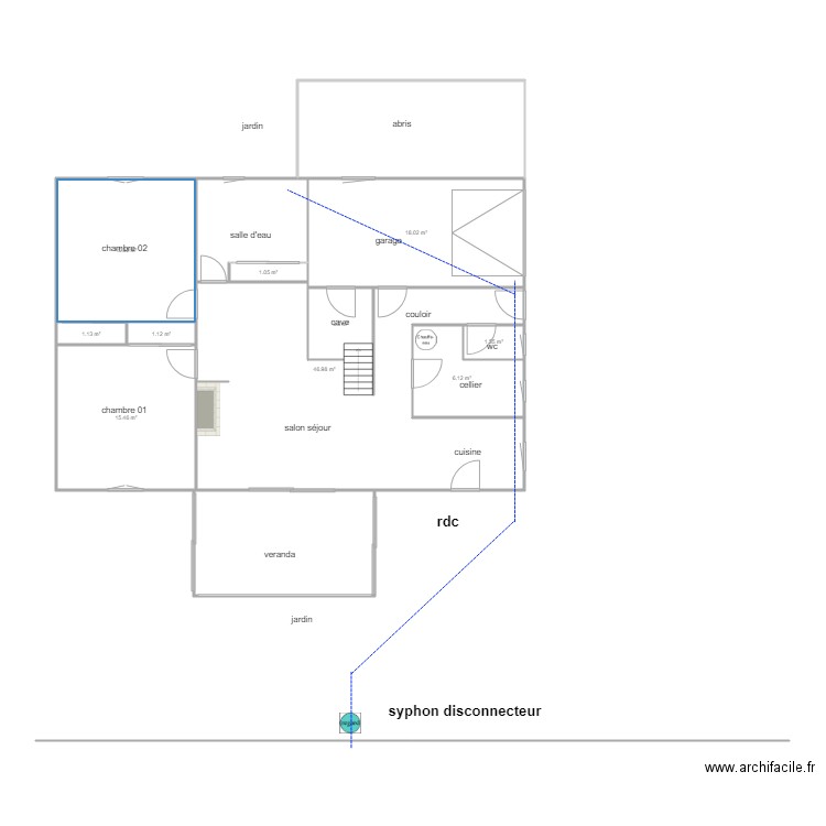 dallot ass. Plan de 10 pièces et 110 m2