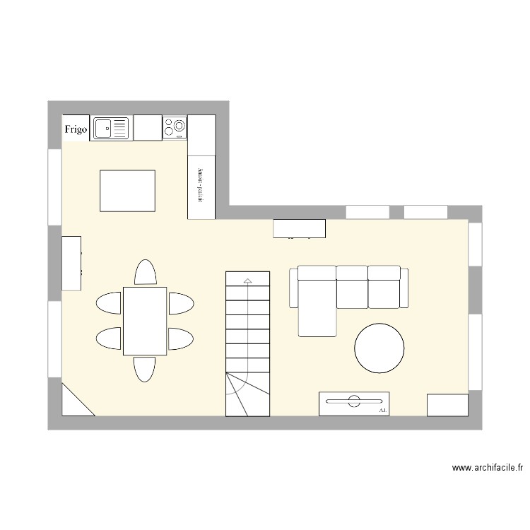 rdc. Plan de 0 pièce et 0 m2