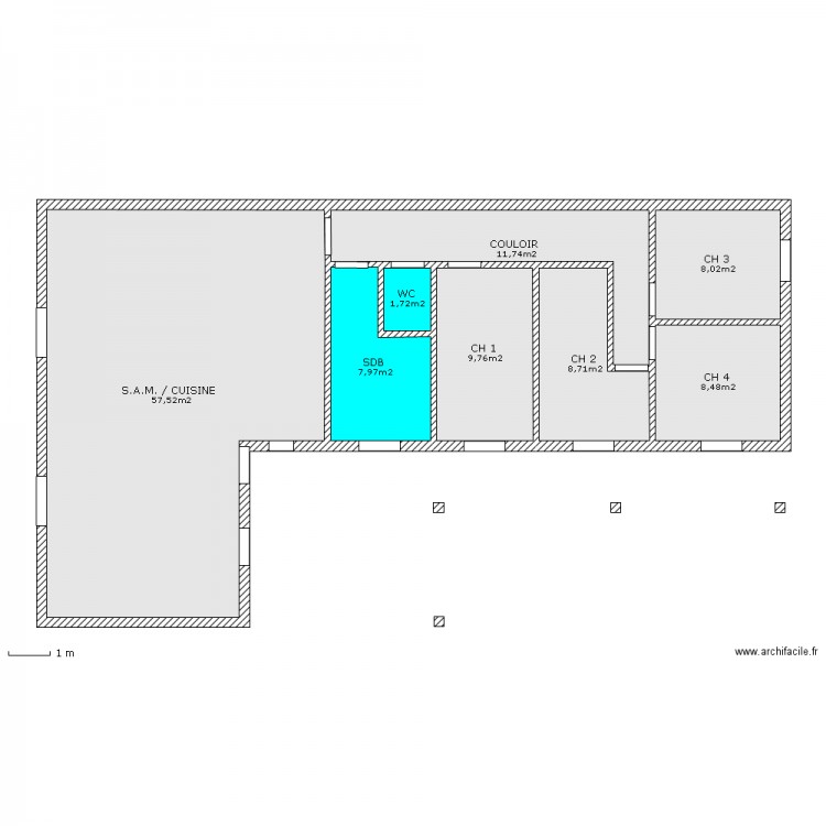 PROJET LOT. Plan de 0 pièce et 0 m2
