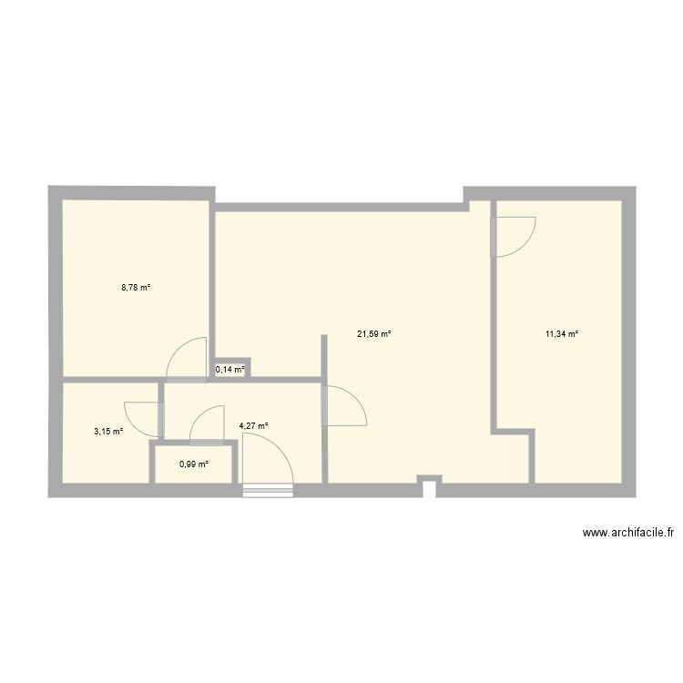 appartVallierPlanV0. Plan de 0 pièce et 0 m2