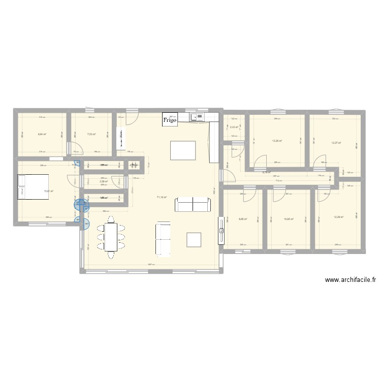 Maison de nos rêves bis. Plan de 0 pièce et 0 m2