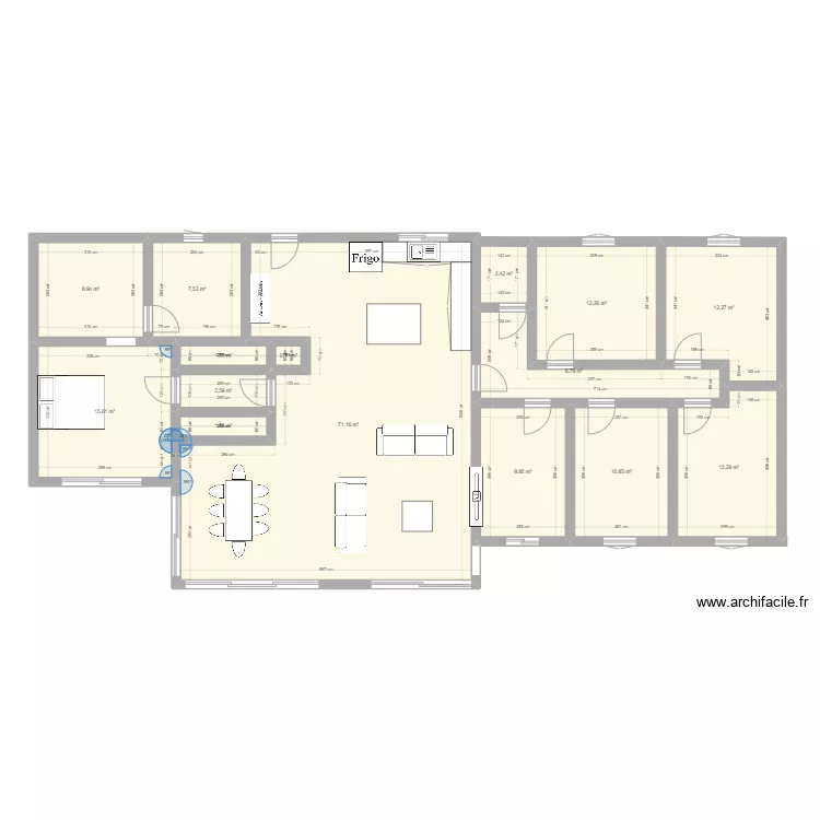 Maison de nos r&ecirc;ves bis. Plan de 