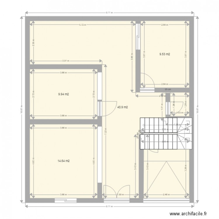 MAISON. Plan de 0 pièce et 0 m2