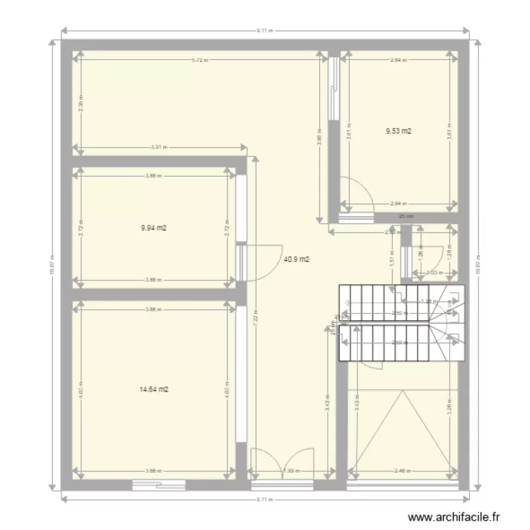 MAISON. Plan de 